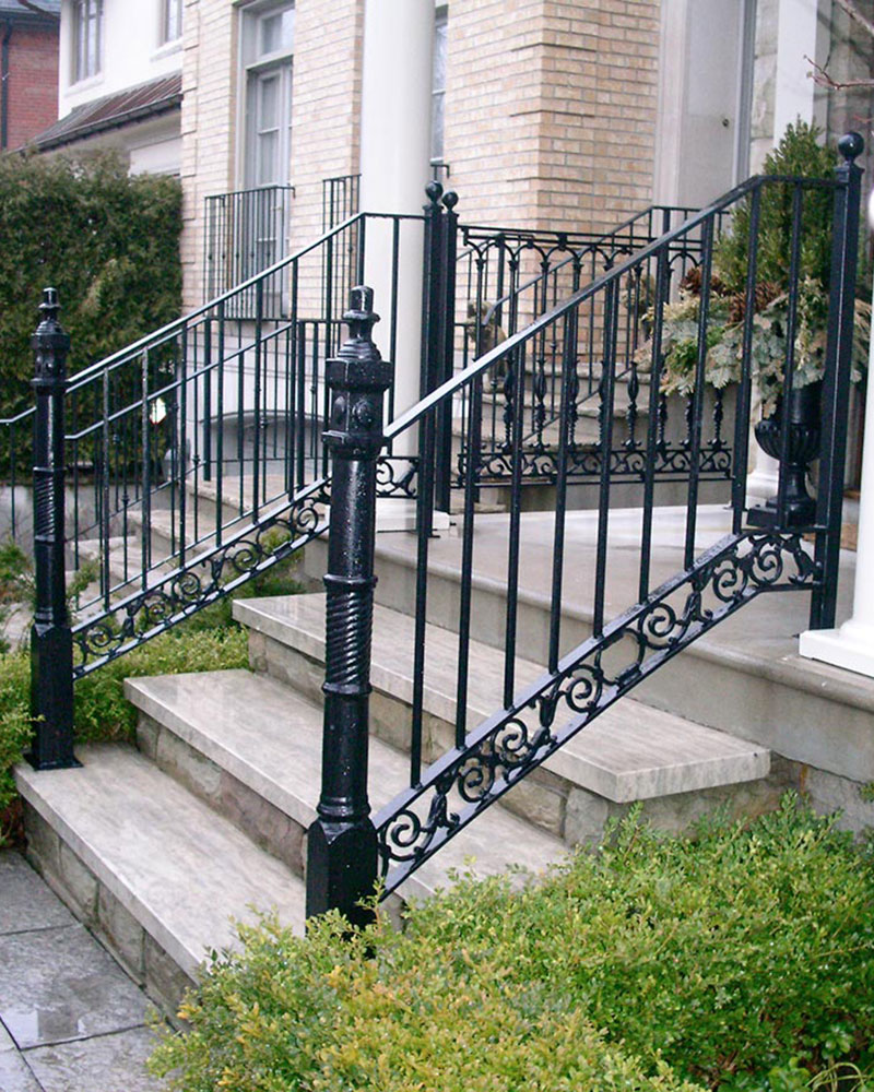 wrought iron exerior railings